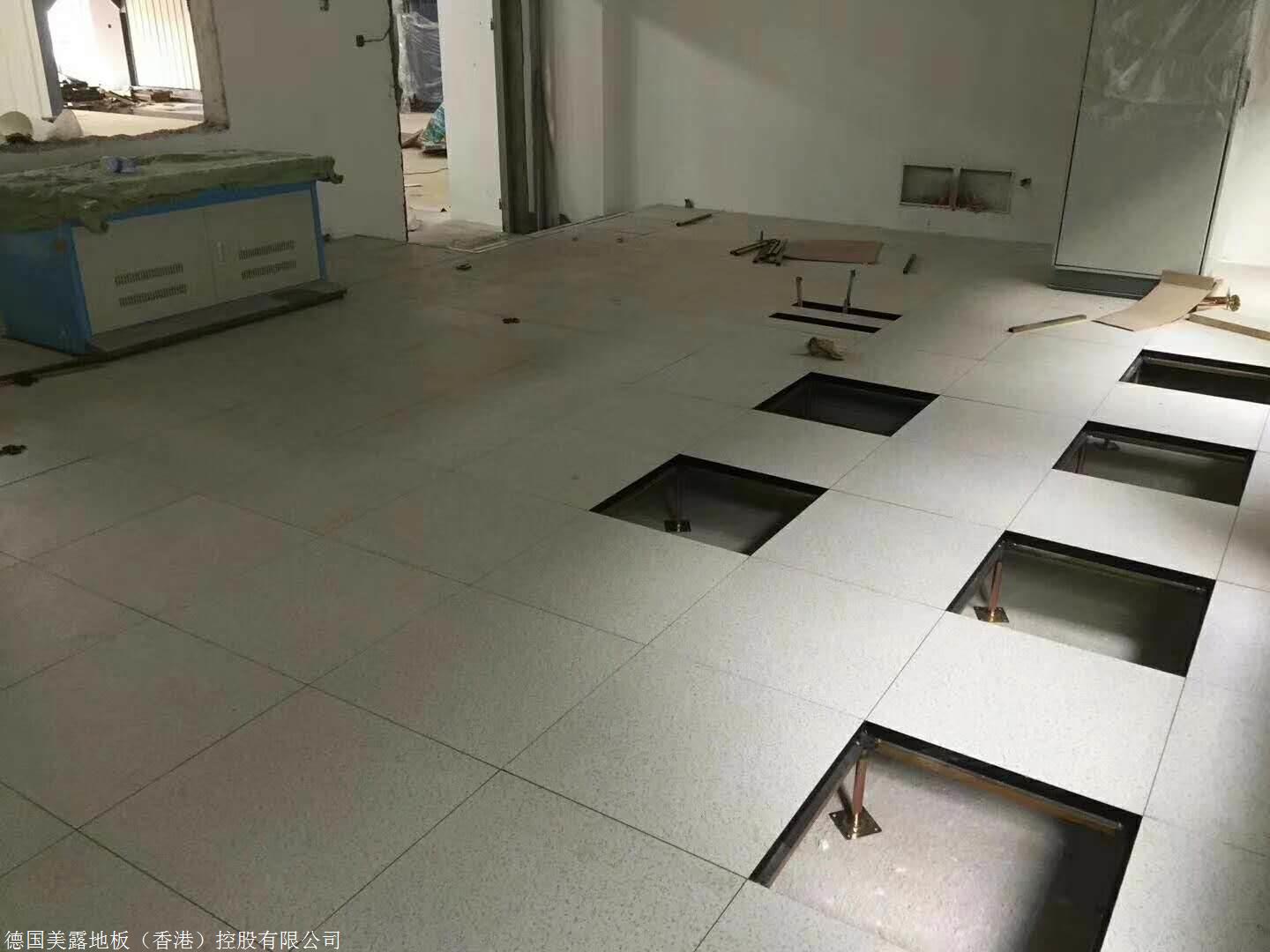 硫酸钙防静电地板安装2