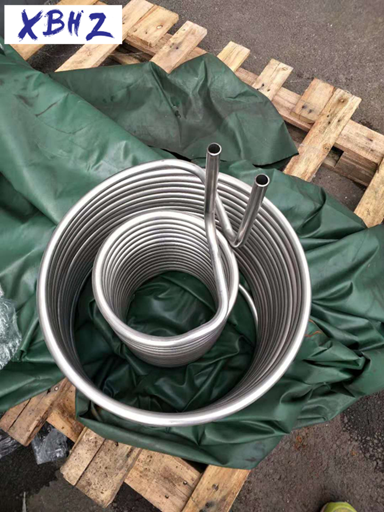 不锈钢盘管激光冷水机盘管家酿啤酒麦芽冷却