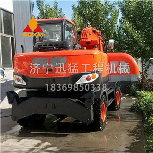 全液压进口系统挖掘机 专业供应轮式挖掘机