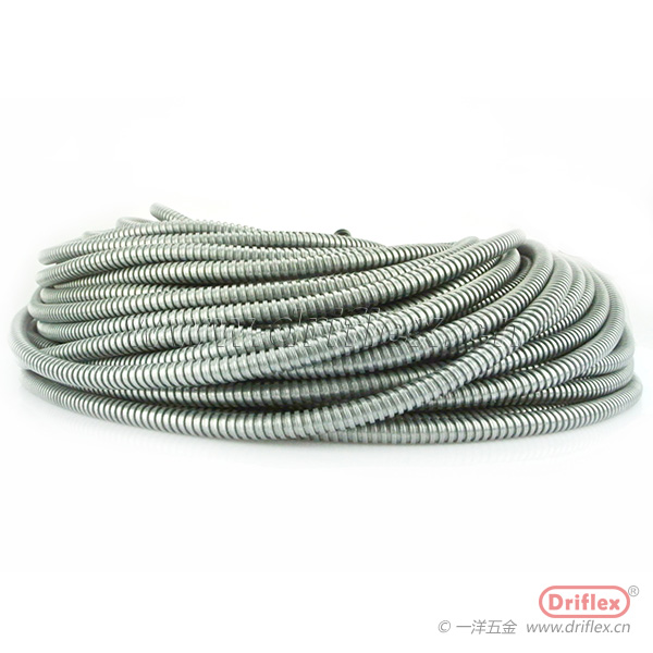 线缆保护专用单扣型金属软管 镀锌钢带材质