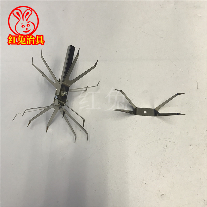 喷漆缓冲夹 喷涂工具弹片 塑料自动线治具