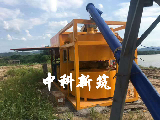 高速公路回填泡沫混凝土设备工作站一键启动