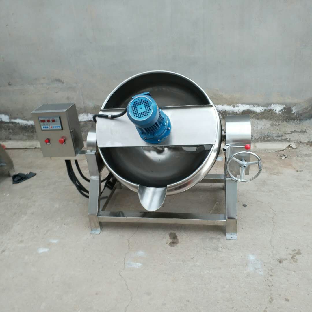 中小型枇杷膏熬煮锅 火锅底料炒料机全自动
