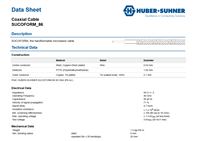 优势代理huber suhner灏讯半柔电缆sucoform 086