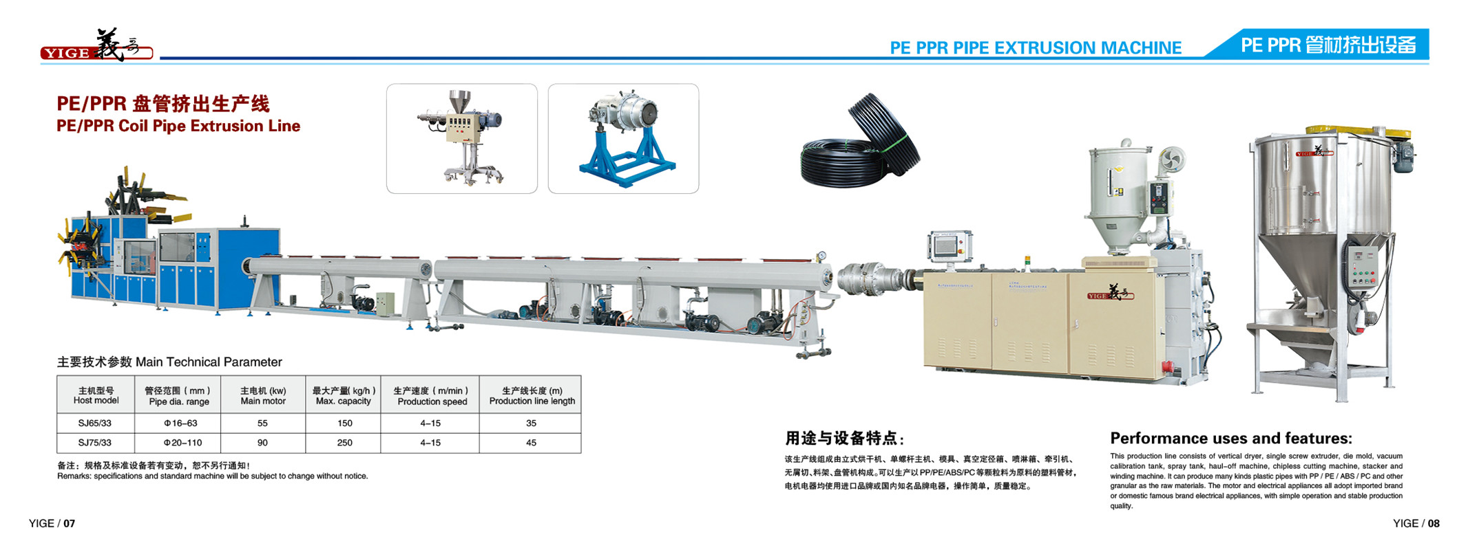 PE盘管挤出机供应商PE灌溉管挤出机