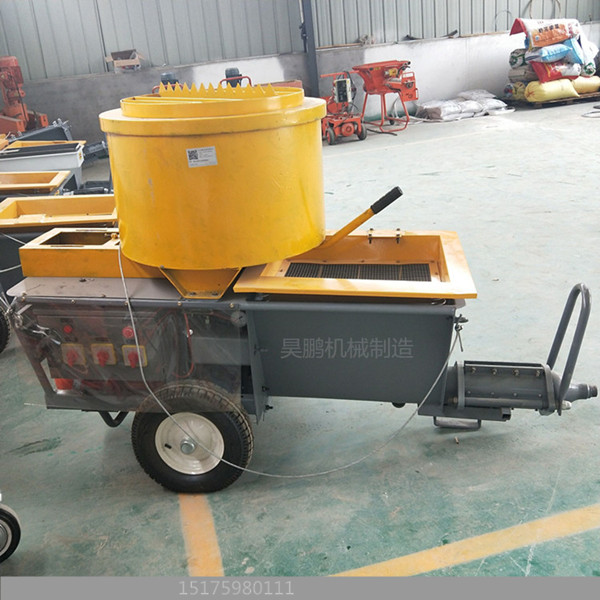 粉刷石膏喷涂机工地施工效果总结
