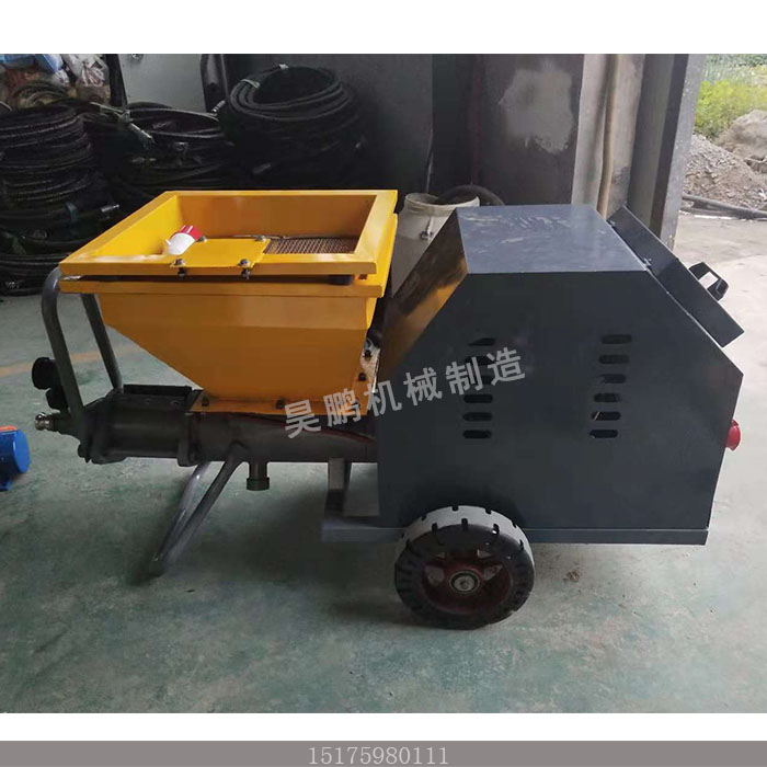 工地施工正确使用水泥喷浆机方法