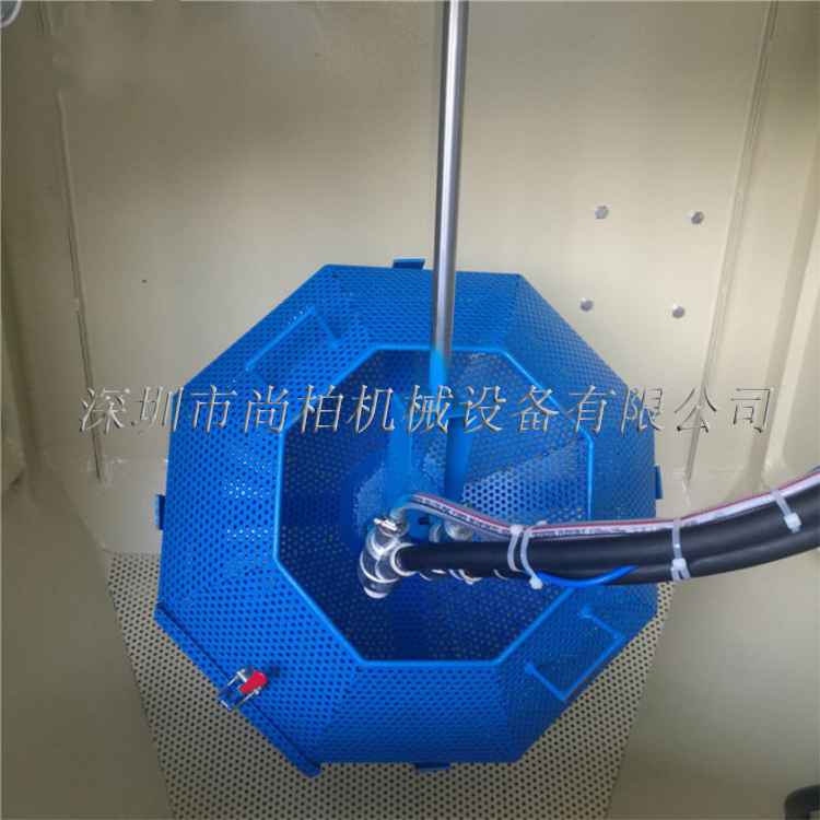 厂家供应双枪滚蓝式喷砂机自动滚蓝式喷砂机