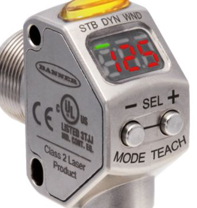 邦纳激光对比度传感器操作简单