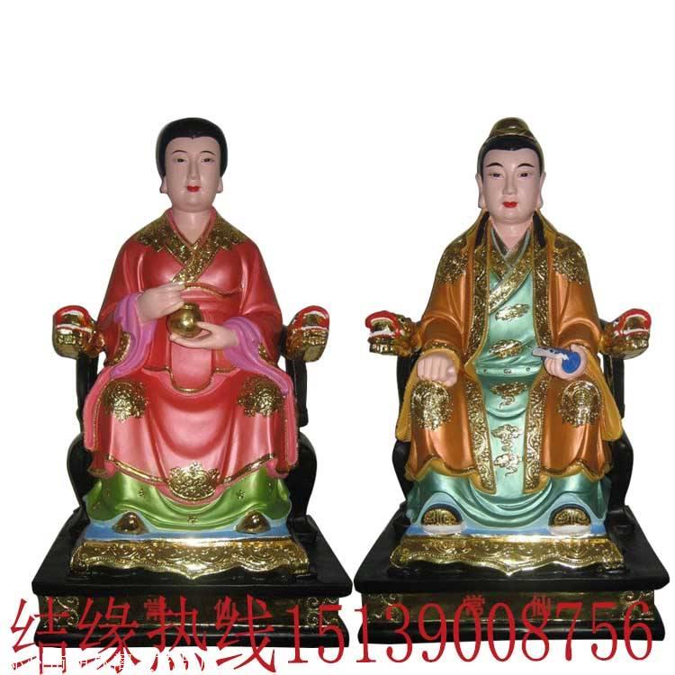 胡三太爷 胡三太奶 常仙彩绘仙家诸神神像