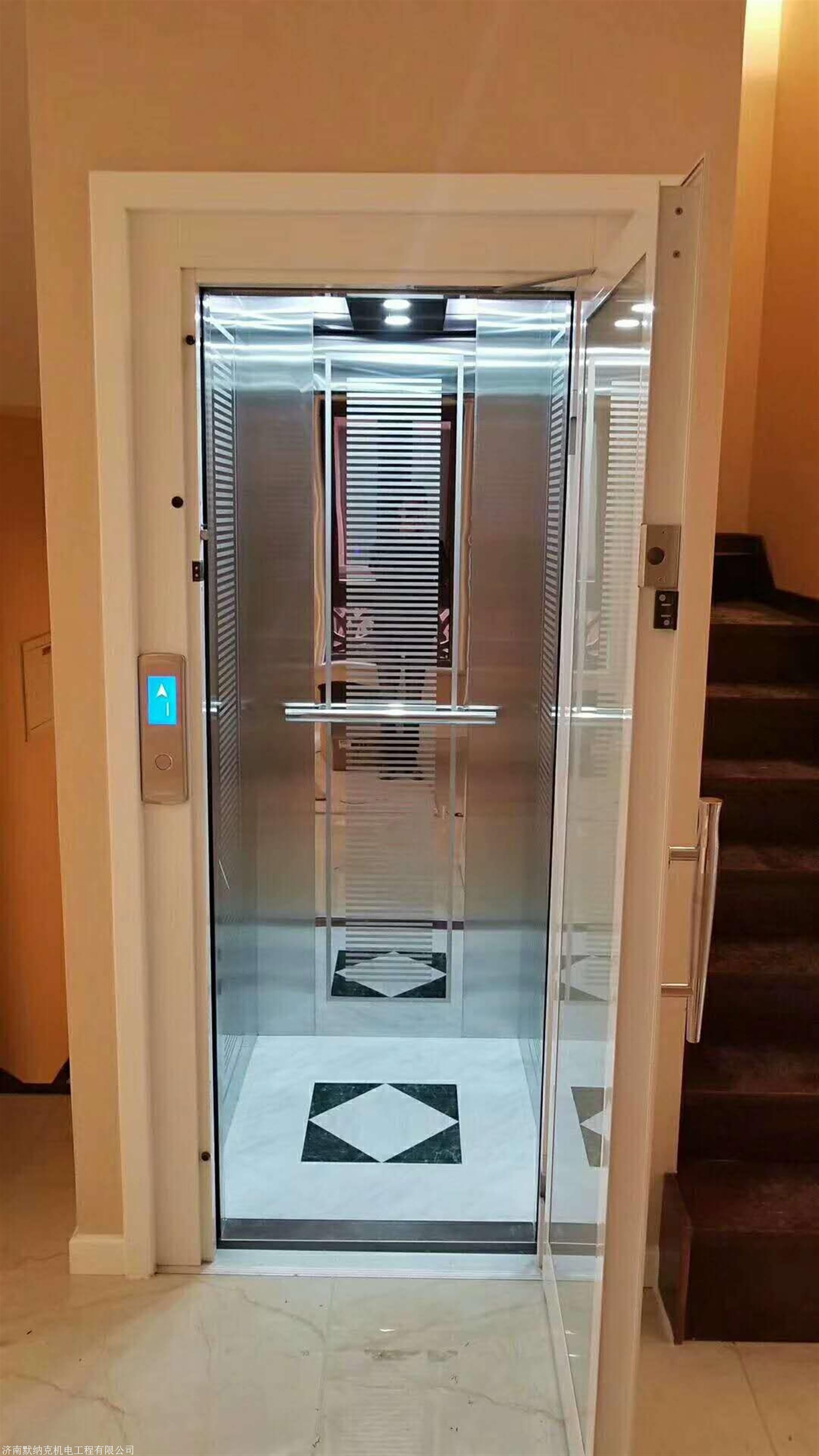 液压家用升降平台专业小型别墅电梯室内旋转楼梯两层家用电梯-阿里巴巴