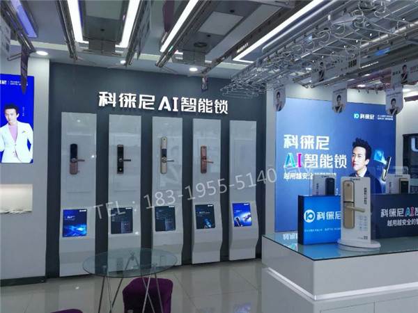广安采购商家惠氏AOC智能门锁展示台