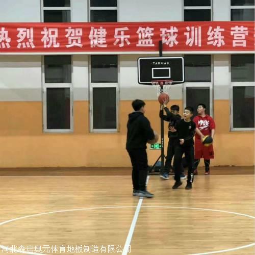籃球館木地板結構及一般安裝做法