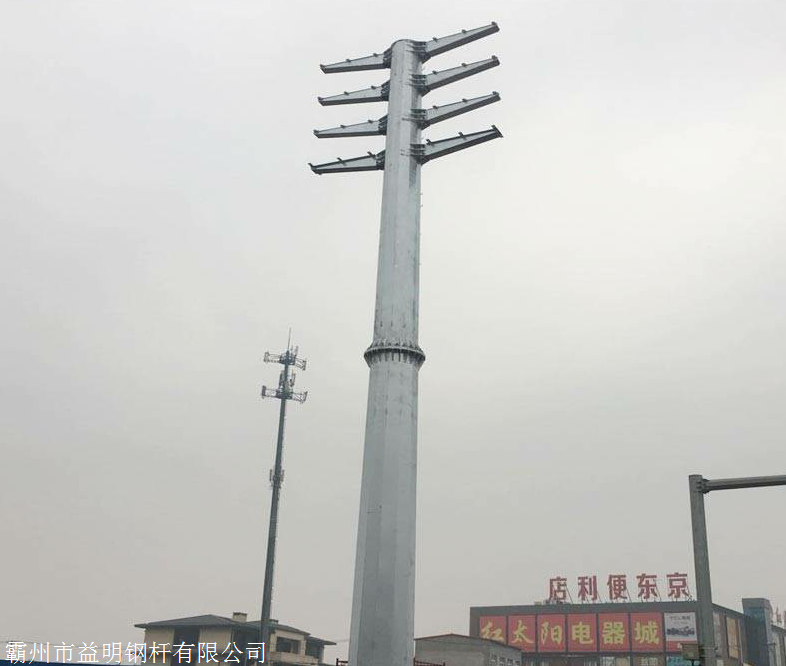 12米15米輸電線路電力鋼桿 10千伏電力鋼桿價格