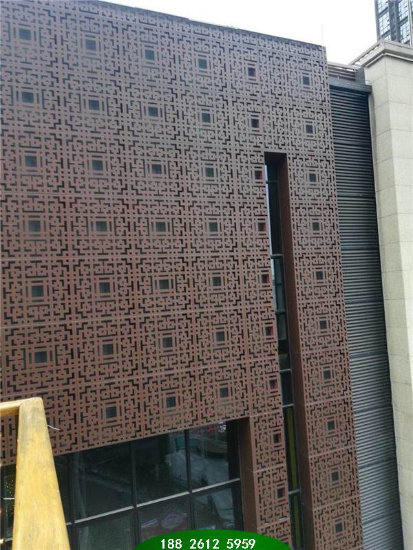外墙镂空铝单板-图案雕刻铝单板