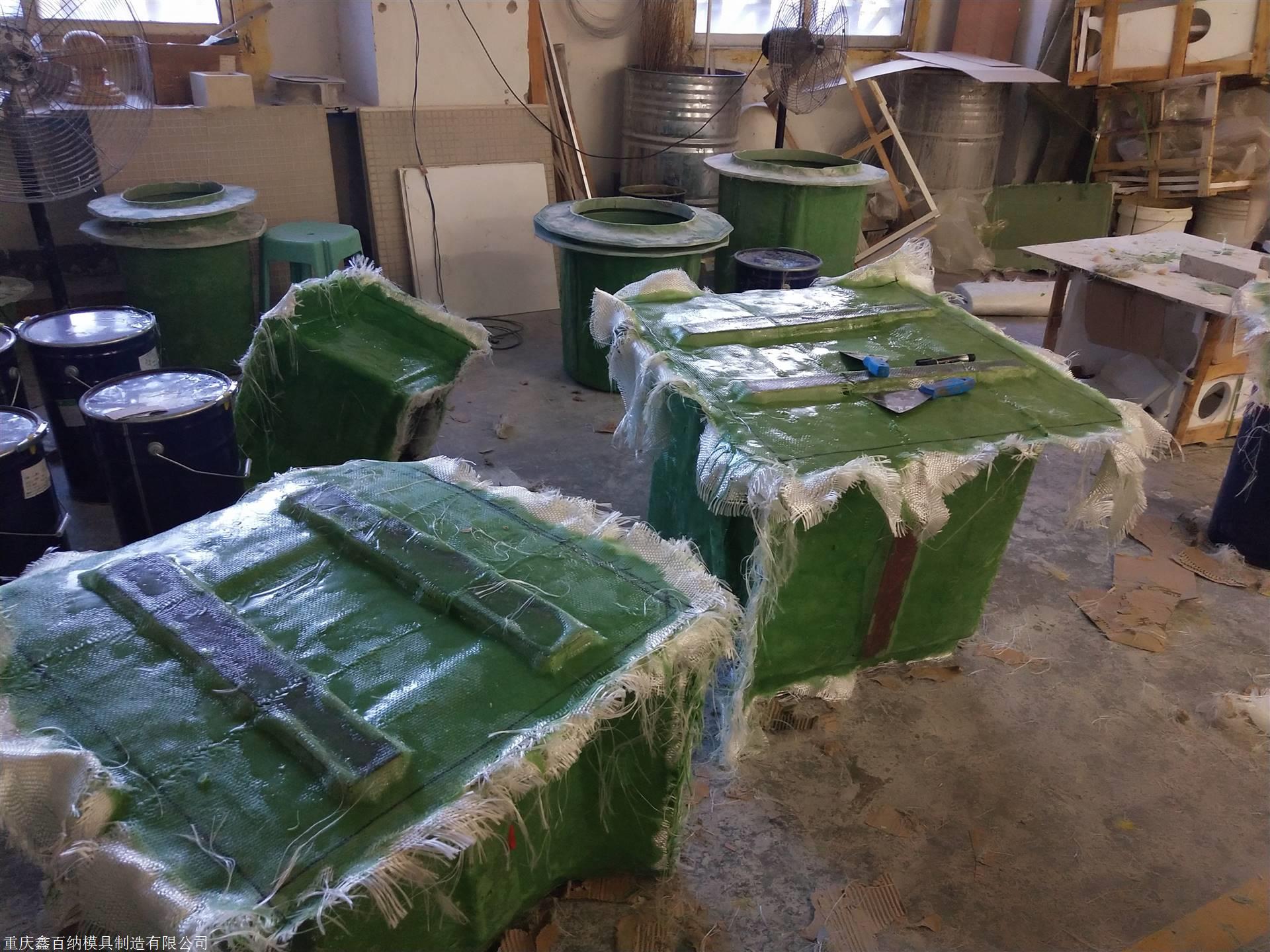 创意简约阳台商场大号落地水泥花盆玻璃钢模具 几何花盆模具