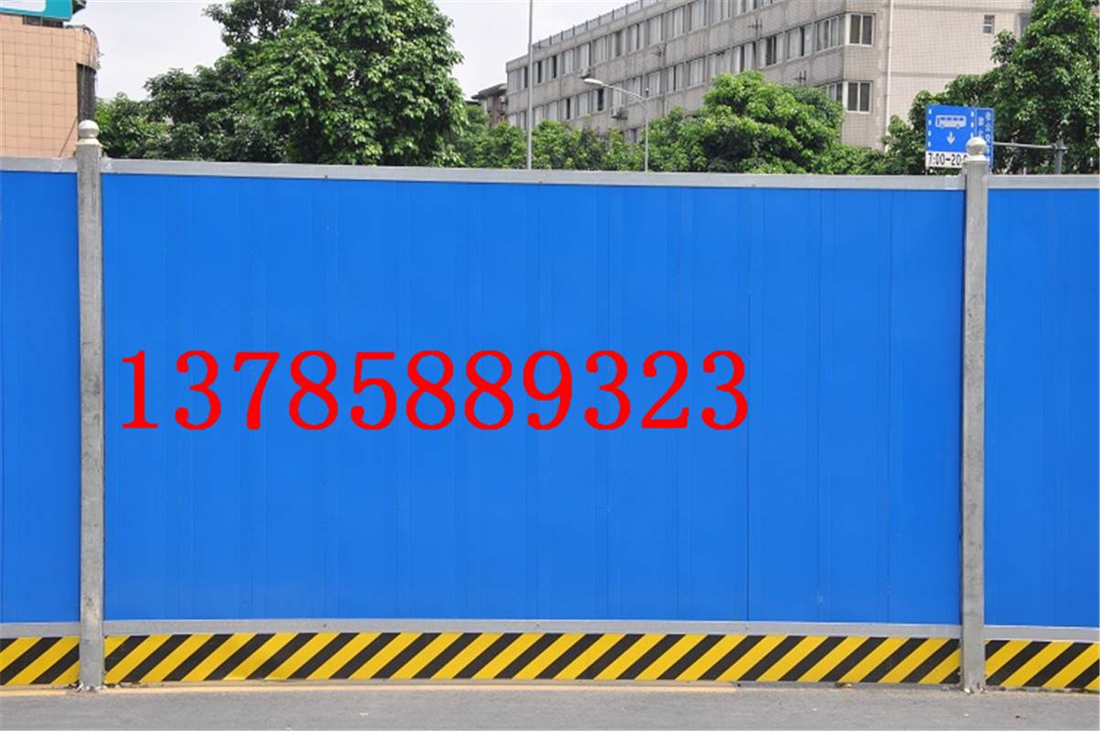 临时彩钢围挡,市政临时围挡,施工彩钢围挡厂家