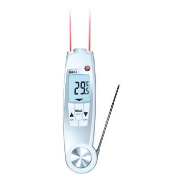 德图/Testo testo 104-IR食品安全测温仪，带一体式探头及红外传感器