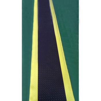 防静电抗疲劳地垫，3层PVC材质 1200mm*30m*20mm（超长）黑+黄边