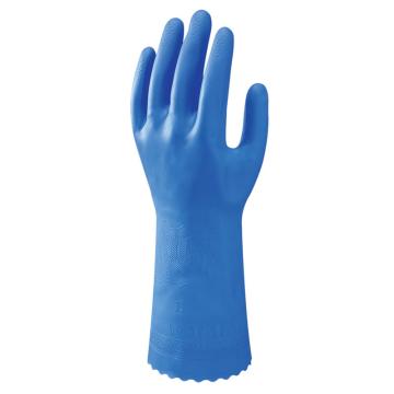 PVC手套，深蓝色，PVC，9/L