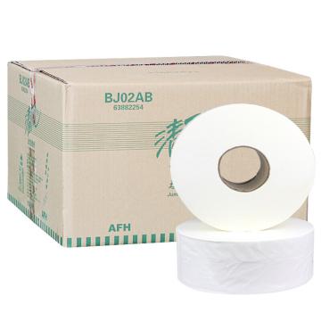 清风 大卷纸 BJ02AB商务大盘纸巾 240米 12卷/箱