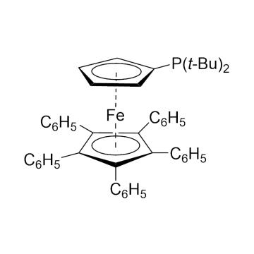 CAS：312959-24-3|1,2,3,4,5-戊苯基-1'-(二叔丁基磷基)二茂铁|95%|600386-2g