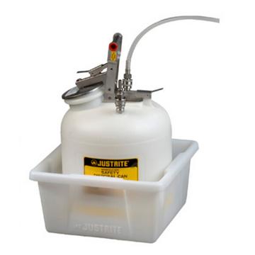 JUSTRITE/杰斯瑞特 防溢漏盆，适用于2加仑或5加仑HPLC安全罐，84003