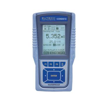 便携式电导率/TDS/盐度测量仪，防水CyberScan CON 610 高级便携式电导率/电阻率/TDS/盐度仪