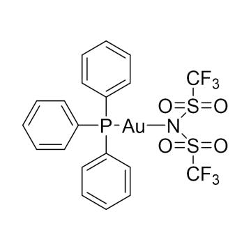 CAS：866395-16-6|三苯基膦金(I)双(三氟甲磺酰基)亚胺盐|98%|600019-1g