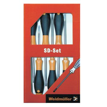 魏德米勒螺丝刀套装，6件套，Set 2.5/3.0/4.0/5.5/PH1/2(9009740000)