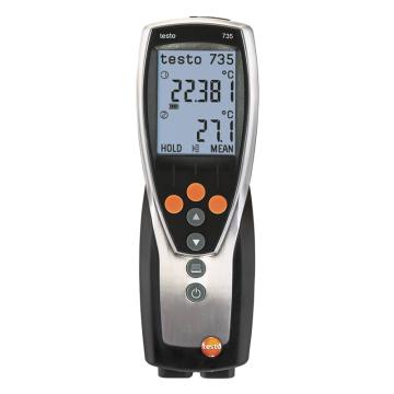 德图/Testo testo 735-2多通道温度测量仪，高精度 可用于温度传感器标定，探头需另配