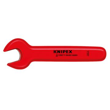 凯尼派克 Knipex 电工绝缘开口扳手， 17mm，98 00 17