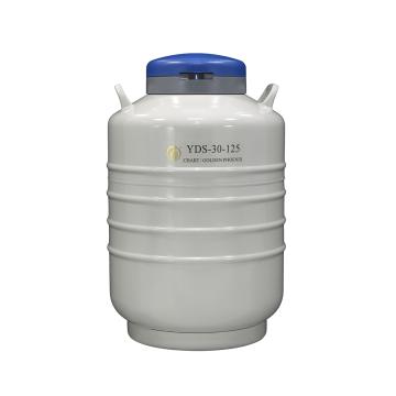 贮存型液氮生物容器，含6个120mm高的提桶，YDS-30-125