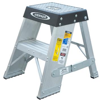 稳耐 铝合金梯凳，踏板数：2，额定载荷（KG):170，工作高度（米）：0.51，SSA02CN