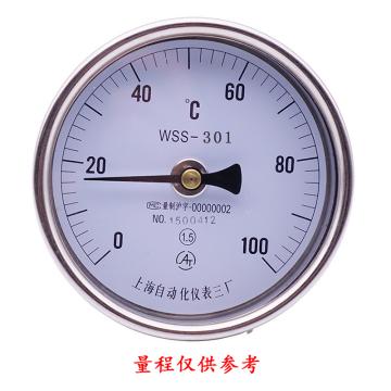上仪 温度表，WSS-451 100mm