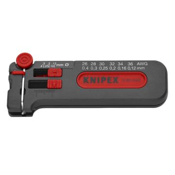 凯尼派克 Knipex 迷你型剥线工具（单独包装），0.12-0.4mm2,12 80 040 SB