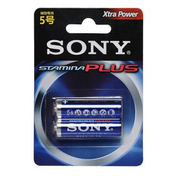 索尼（SONY）5号电池 碱性电池 2节/卡