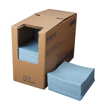 强力高效擦拭布 折叠式 30cm×35cm×300张/盒 4盒/箱  蓝色