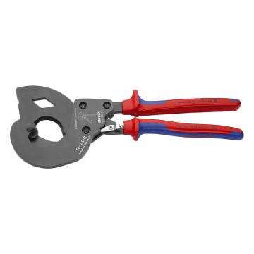 凯尼派克 Knipex 棘轮电缆剪（用于剪切钢芯铝绞线电缆），剪切32mm，95 32 340 SR