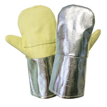海太尔 0207-10 700℃耐高温手套， 黄色+银色，360mm