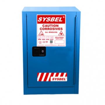 SYSBEL/西斯贝尔 弱腐蚀性液体安全存储柜，FM认证，12加仑/45升，蓝色/手动，不含接地线， WA810120B