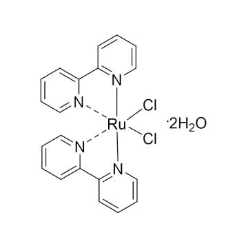 CAS：15746-57-3|顺式-二氯双(2,2'-联吡啶)钌二水合物|98%|600300-1g
