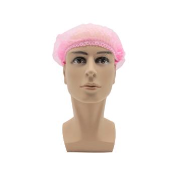无纺布条形帽，粉色，20英寸,M码，100个/包