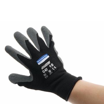 金佰利 97271A-M G40 灰黑乳胶涂层手套，12副/袋，5袋/箱