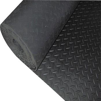 走道垫，耐磨防滑钢花纹橡胶走道垫，（厚度3MM) 90*150cm