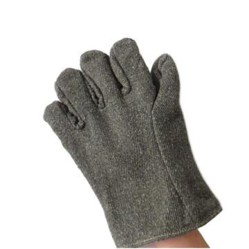 JUTEC H125B130 5指650℃耐高温芳纶混合织物布手套