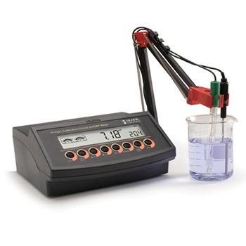 台式微电脑酸度pH-ORP-温度测定仪，HI2223，哈纳