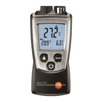 德图/Testo testo 810 便携式温度测温仪 ，红外测温/NTC测温双功能 内置NTC传感器，订货号：0560 0810