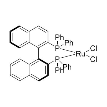 CAS：134524-84-8|(S)-[2,2′-双(二苯基膦)-1,1′-联萘]二氯化钌|95%|600232-500mg