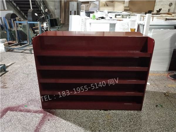 玻璃烟柜图片大全广东潮州烟酒专卖店展示柜密度板烤漆